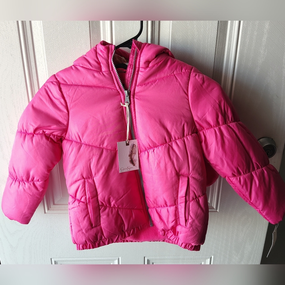 Little Girls Jessica Simpson Winter Coat w/ Hat